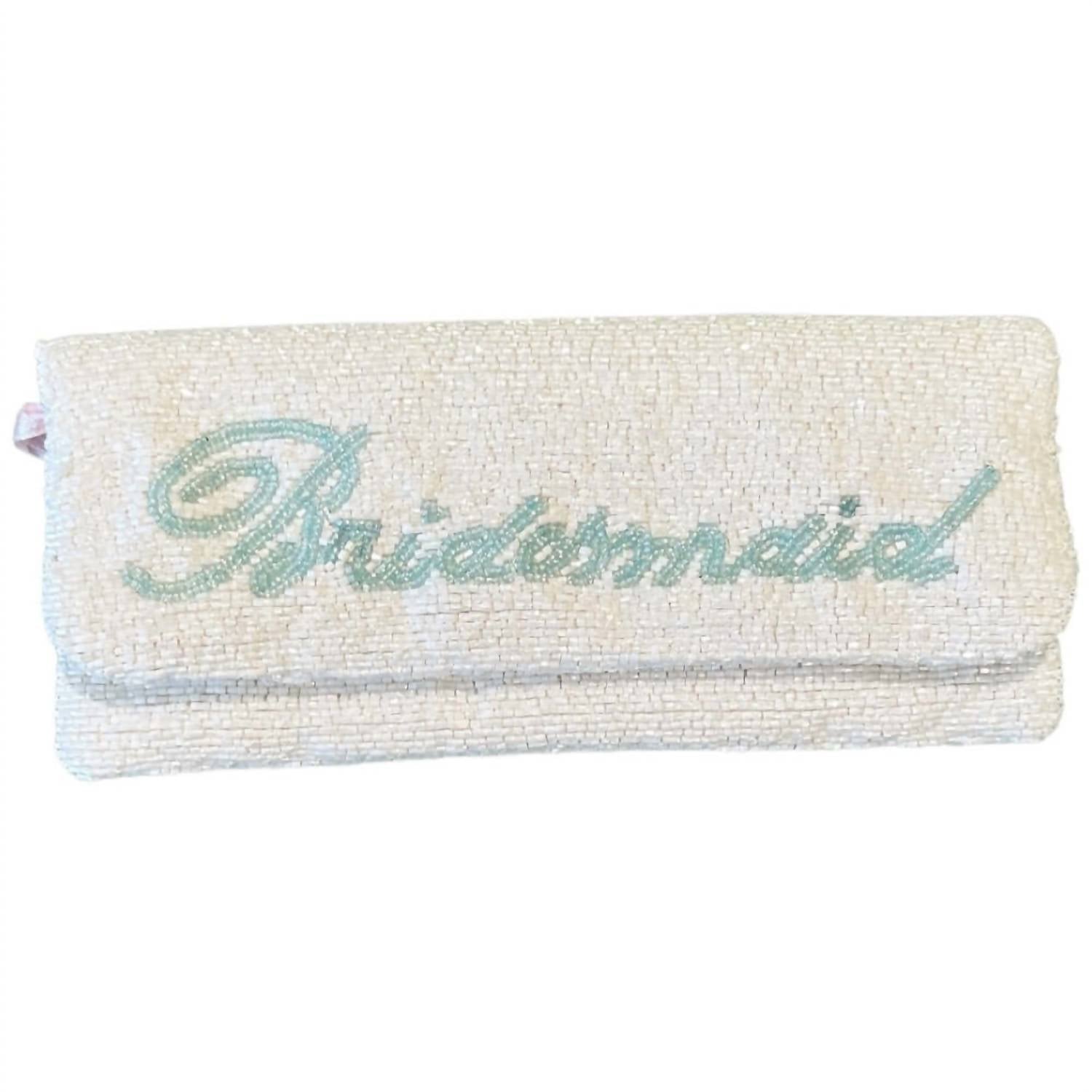 Tiana - Women's Foldover Beaded Clutch