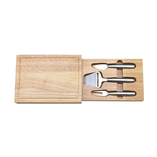 Creative Gifts International - Rectangular Cheeseboard with Concealed Tools