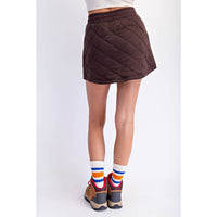Rae Mode - Quilted Mini Skort