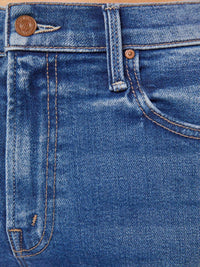 Mother - MID RISE RAMBLER ZIP ANKLE FRAY JEANS