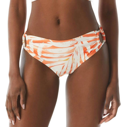 Carmen Marc Valvo - Print Side Ring Bikini Bottom