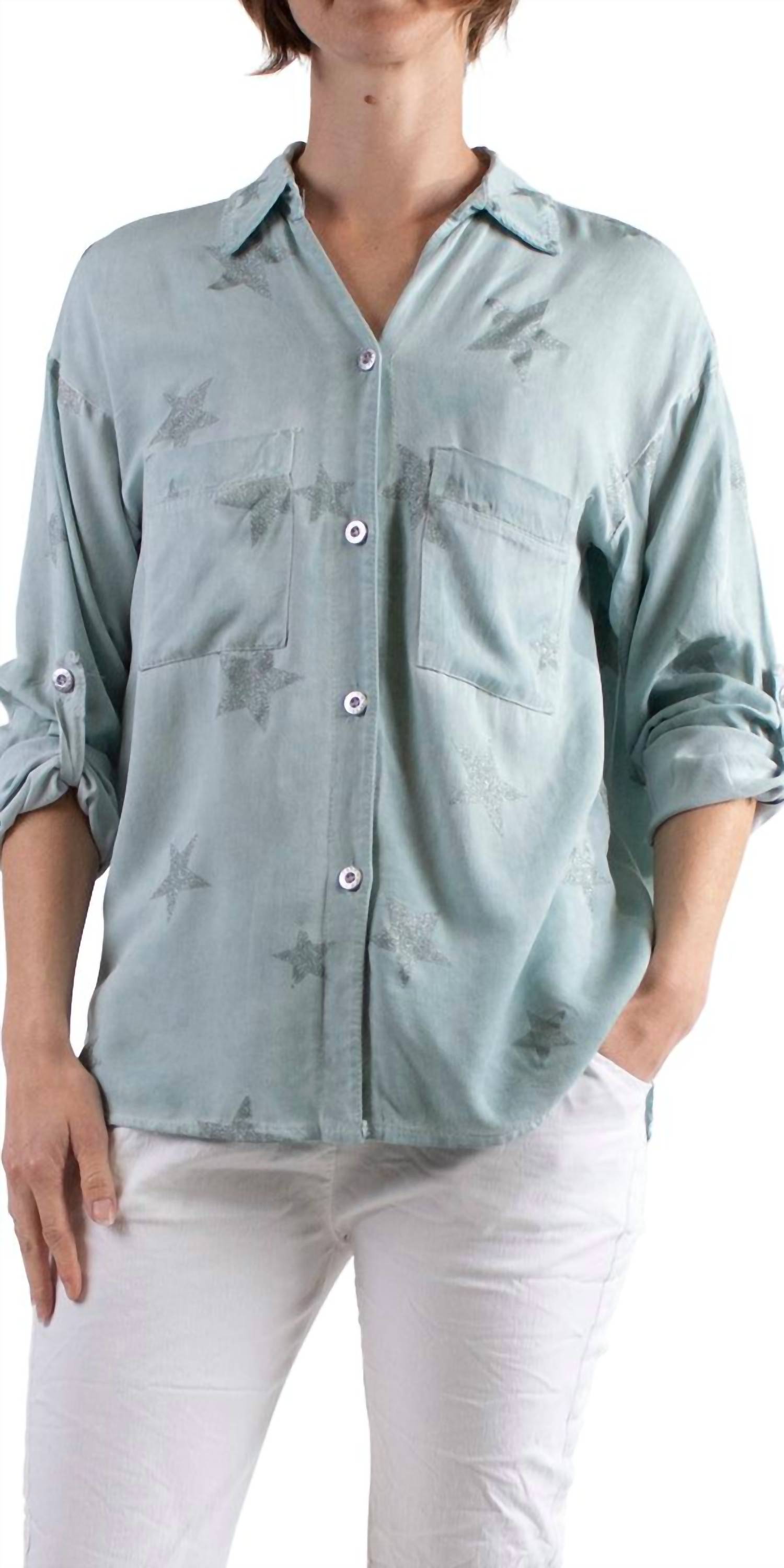 Gigi Moda - Spazio Long Sleeve Button Down Shirt