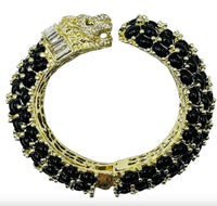 Garland Bags - Women's Leopard Hinged Bracelet
