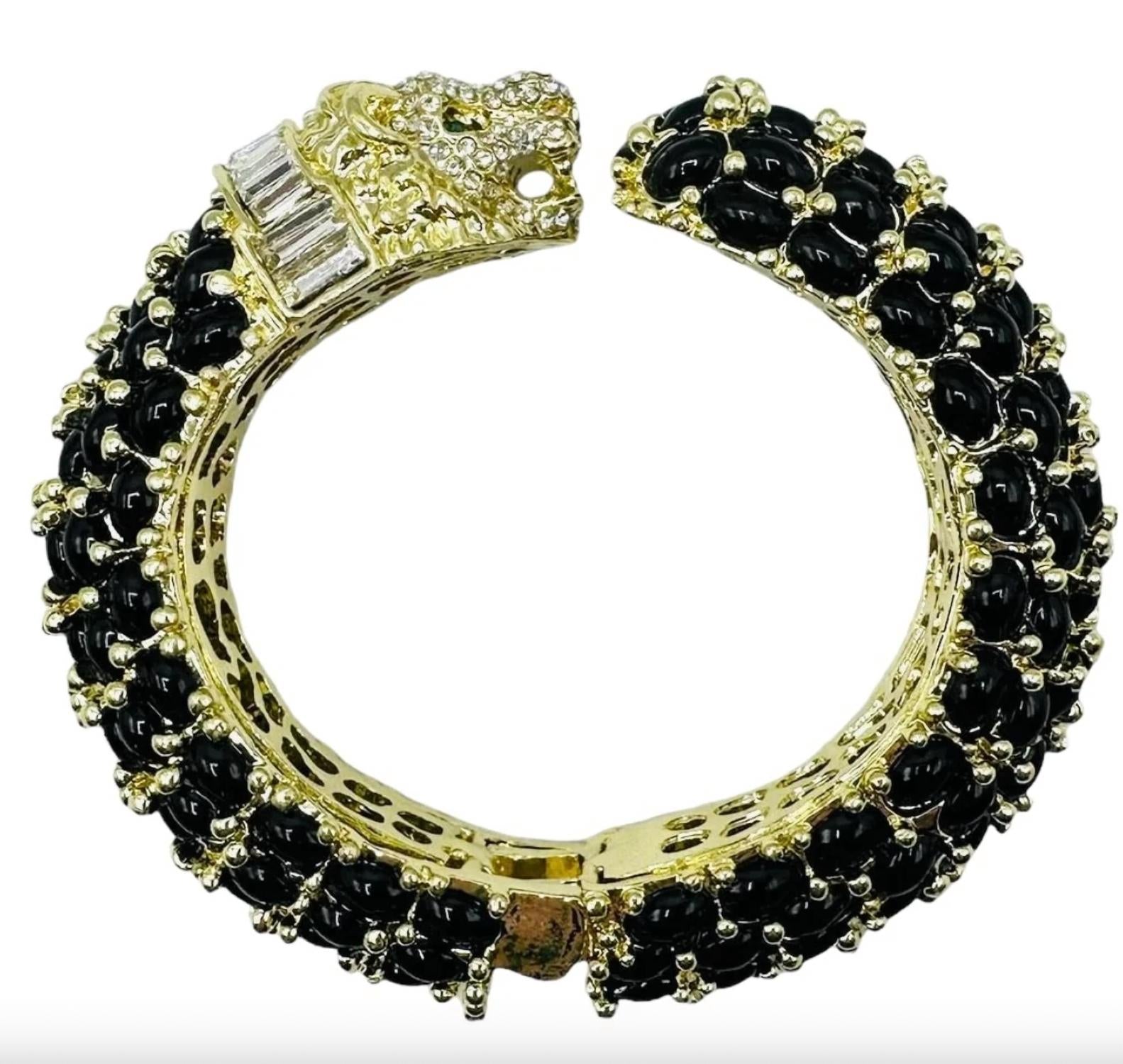 Garland Bags - Women's Leopard Hinged Bracelet