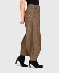 ALEMBIKA Bonanza Trousers in houndstooth - women's pants - alternate view