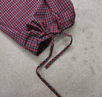 Things Between Sylvette Checkered Pants in burgundy - women's pants - view 6