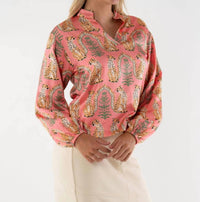 Emily Mccarthy - Lolli Blouson Sleeves Top