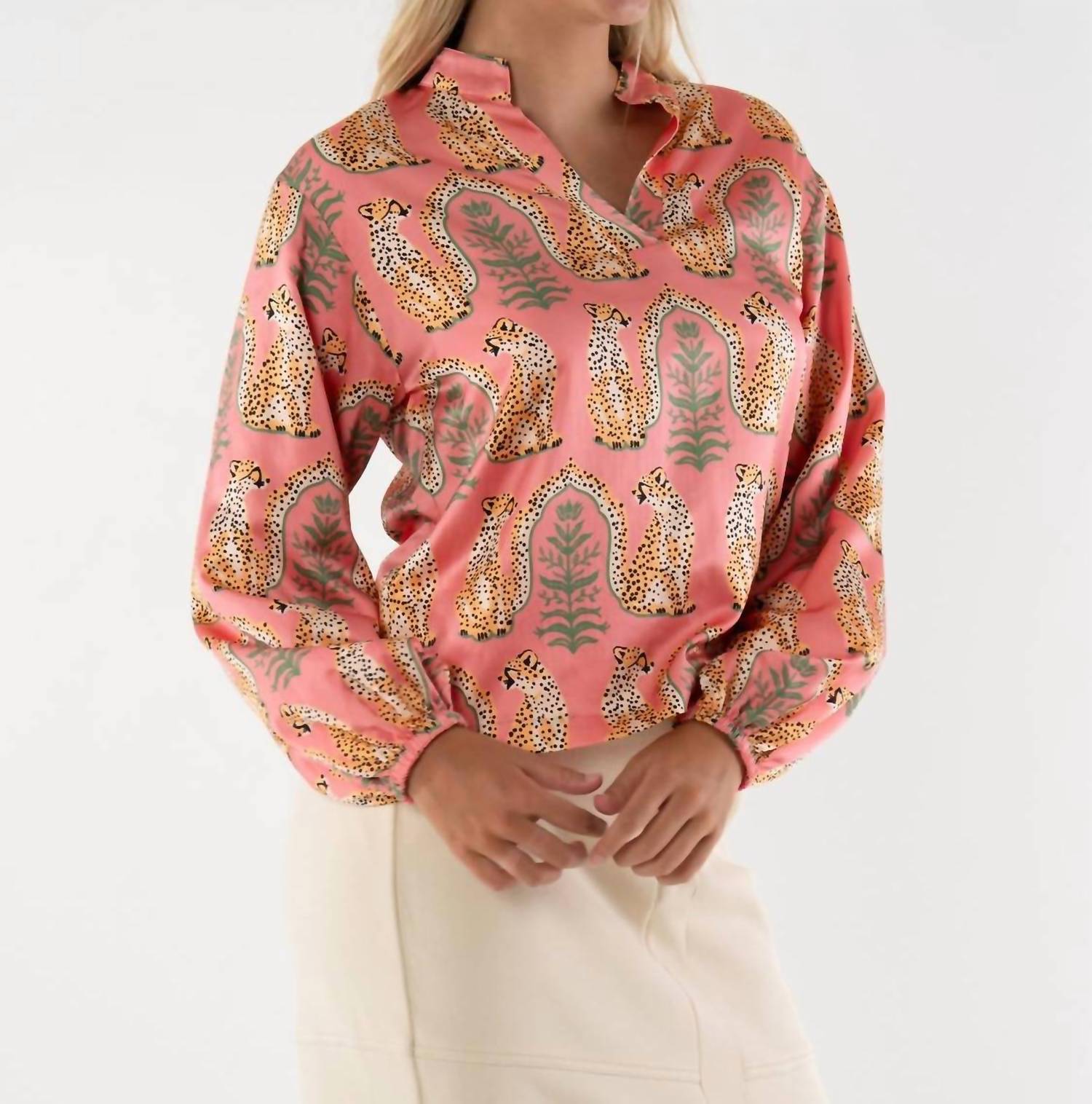 Emily Mccarthy - Lolli Blouson Sleeves Top