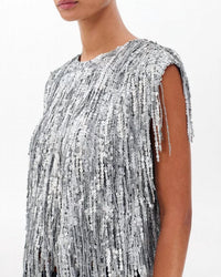 Rag & Bone - Billie Sequined Tassel Top