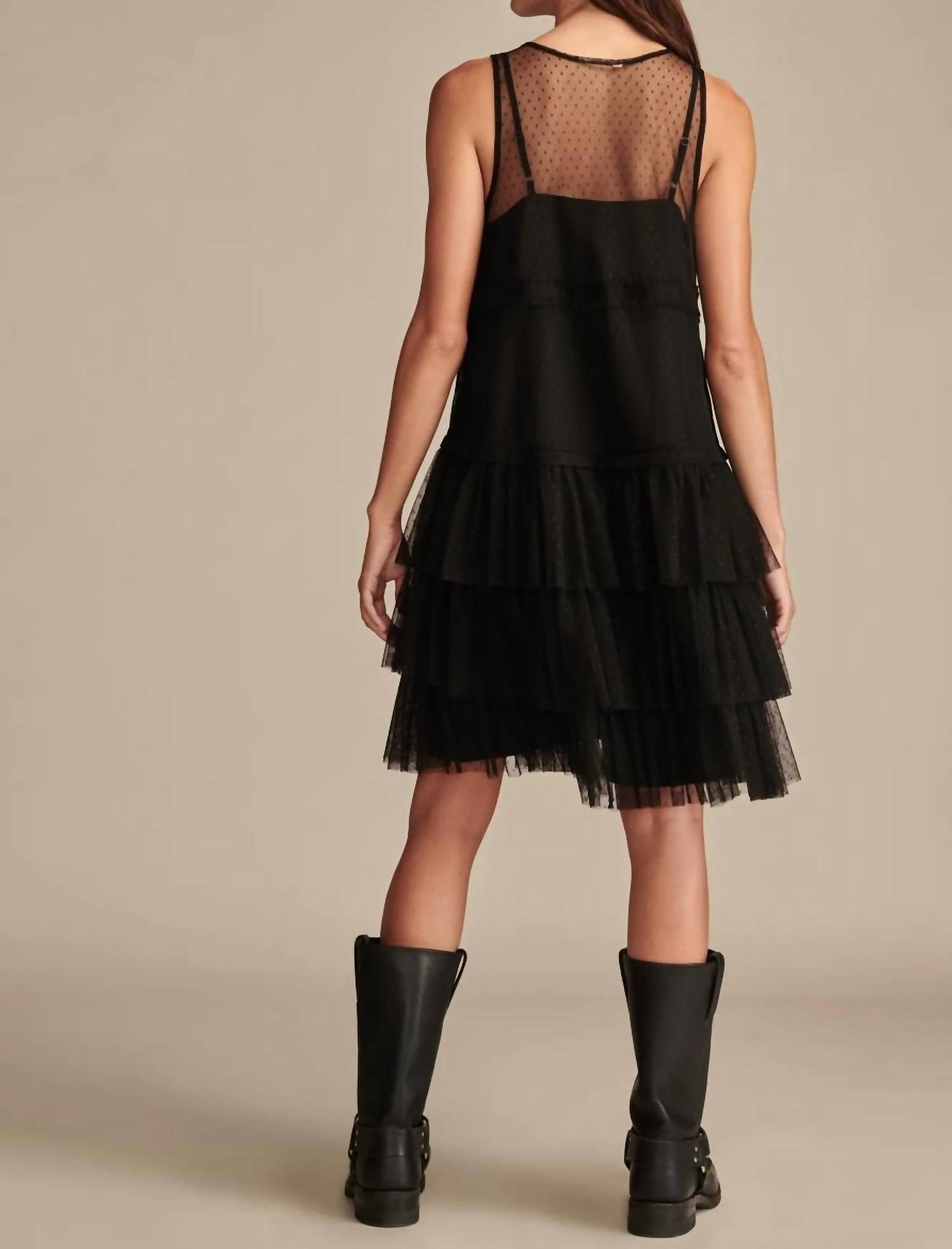 Lucky Brand - Tiered Tulle Cocktail Dress