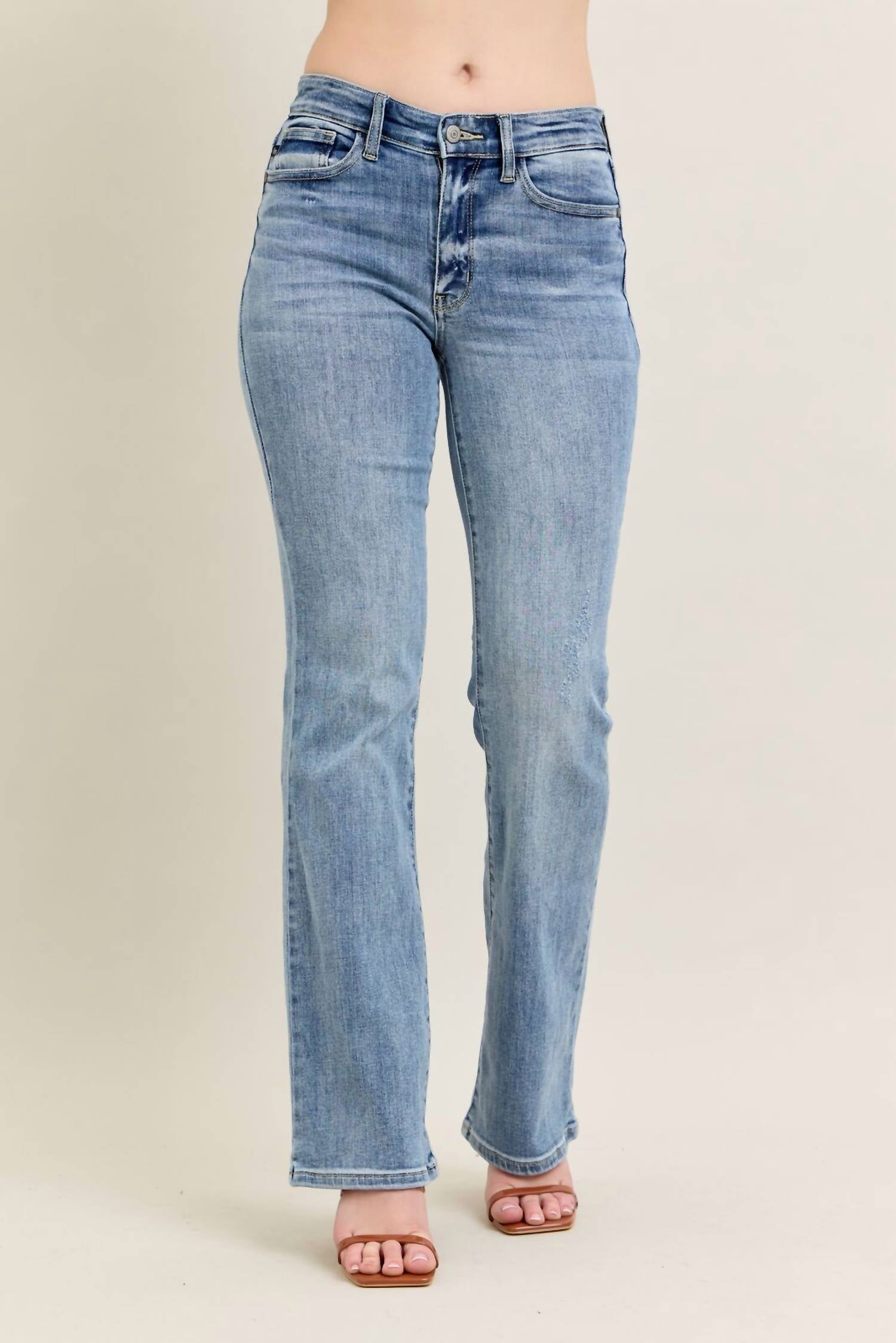 Judy Blue - Core Mid-rise Bootcut Jeans
