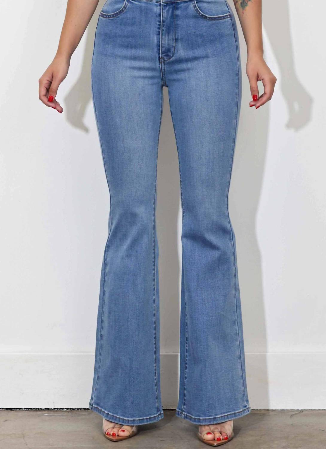Vibrant M.I.U - Slim Flare Stretch Jean