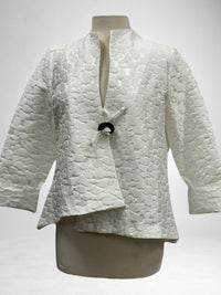 Ic Collection - Jacquard High-low Asymmetric Jacket