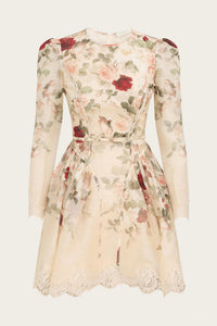 Zimmermann - Hypnotic Lace Trim Mini Dress