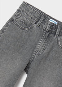 Mayoral - Girl's Relaxed Fit Long Denim Jeans