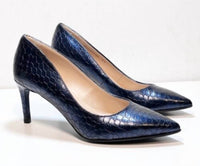 Ron White Women's Cynthia Pointed Toe Heels in navy blue - women's heels