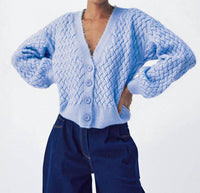 Mademoiselle Yeye - Heavenly Chunky Knit Cardigan
