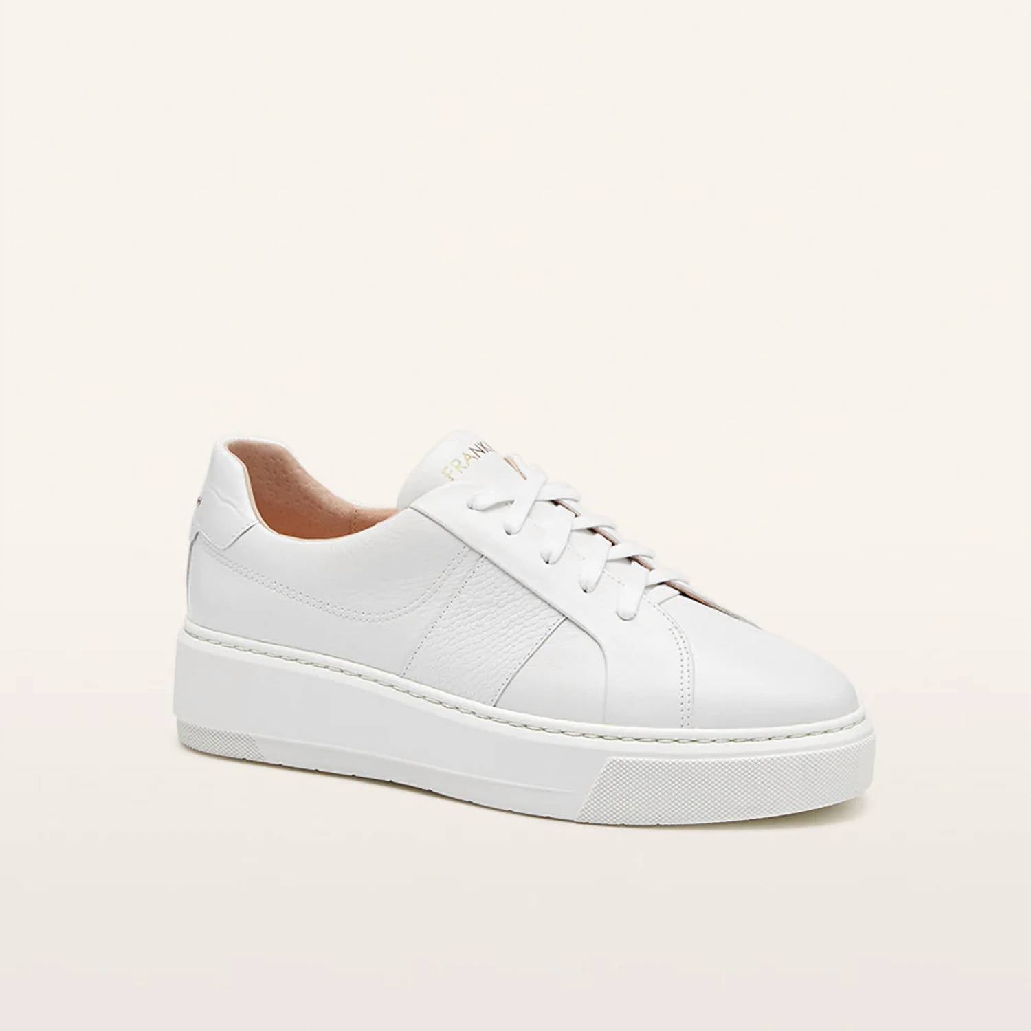 FRANKIE4 Women's Riley Sneaker in white - women's sneaker - detail view