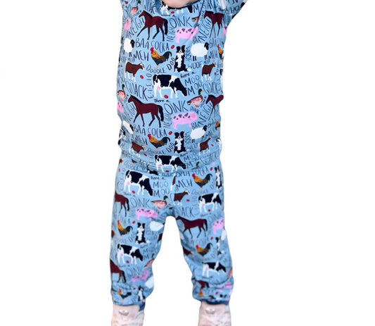 Hometown Honey - Kid's Two Piece Bamboo Pajamas