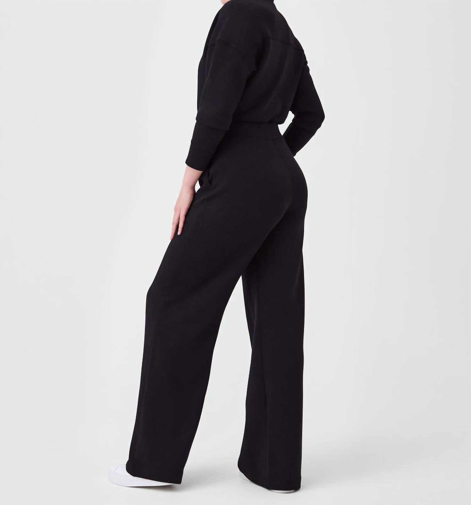 Spanx - Wide Leg Long Sleeve Jumpsuit