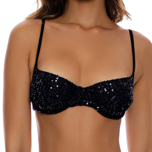 Luli Fama - Chasing Stars Sequins Balconette Top