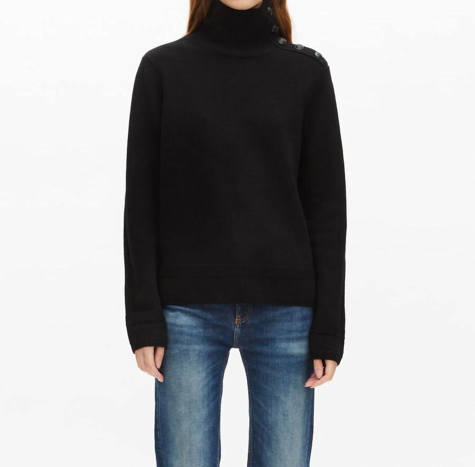 The Kooples - Funnel Neck Wool Sweater