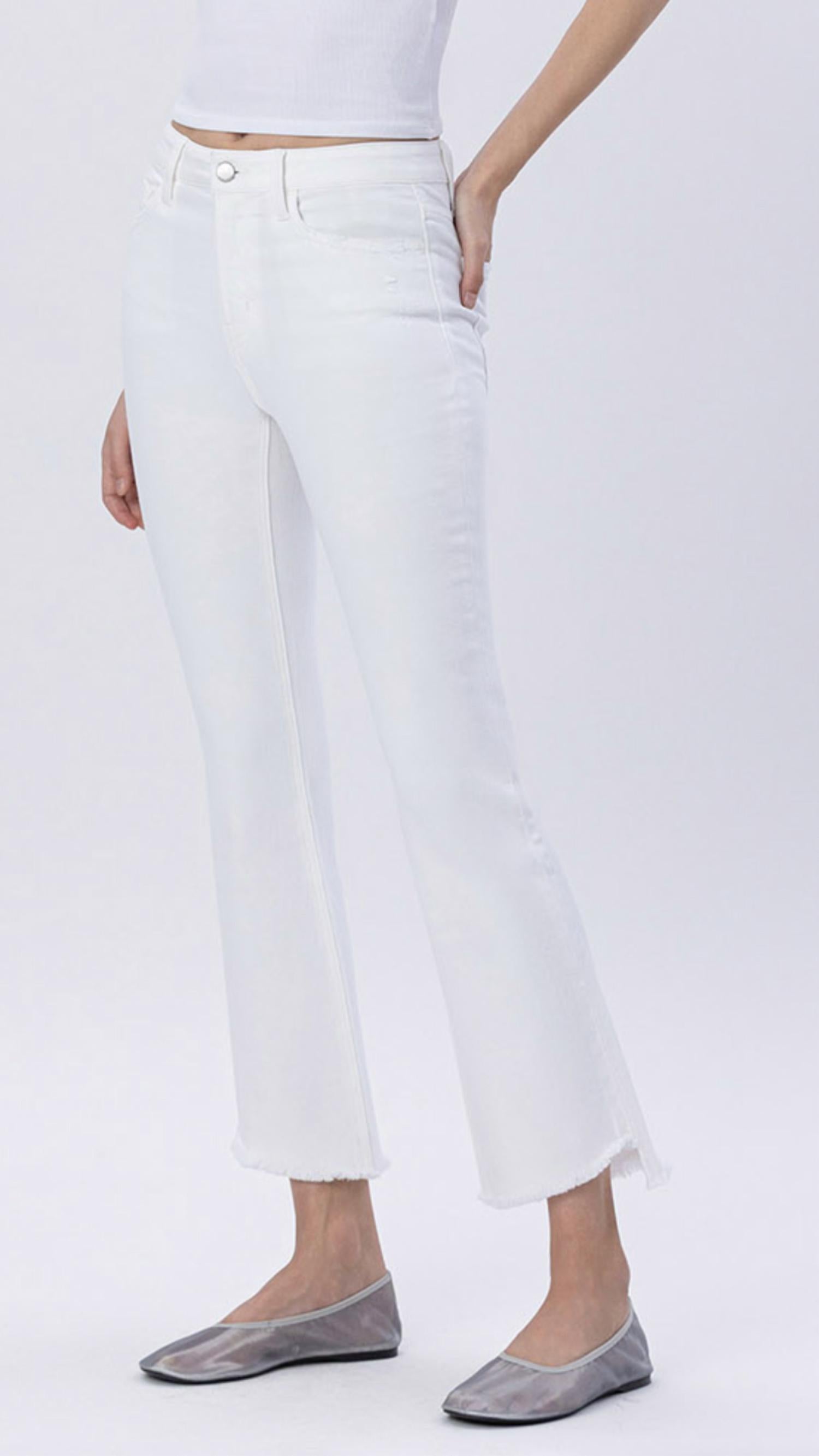 Flying Monkey - High Rise Crop Flare Jeans