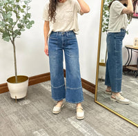 Jbd. - Women's High Rise Cropped Wide Leg Jeans