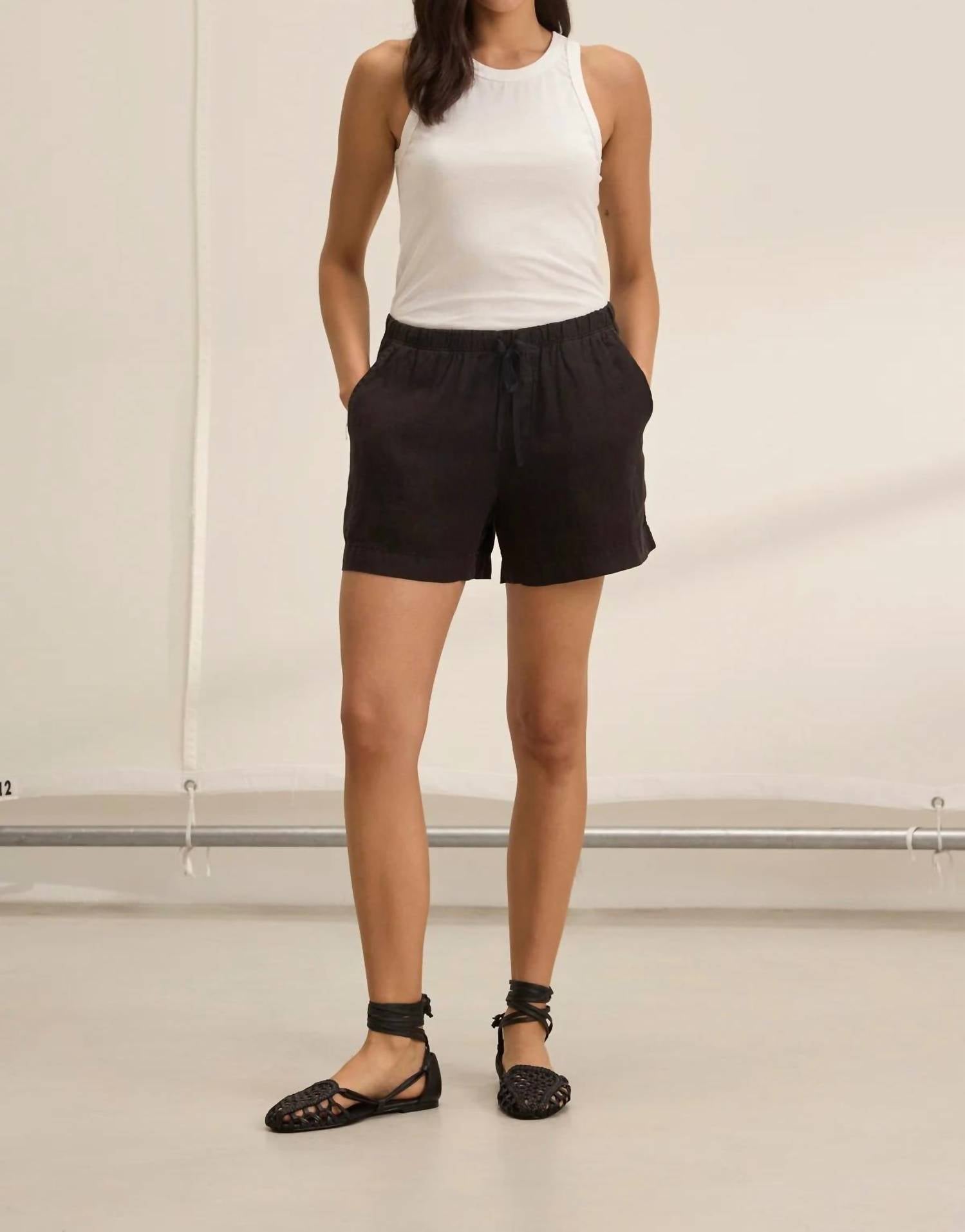 Velvet By Graham & Spencer - Amber Linen Short
