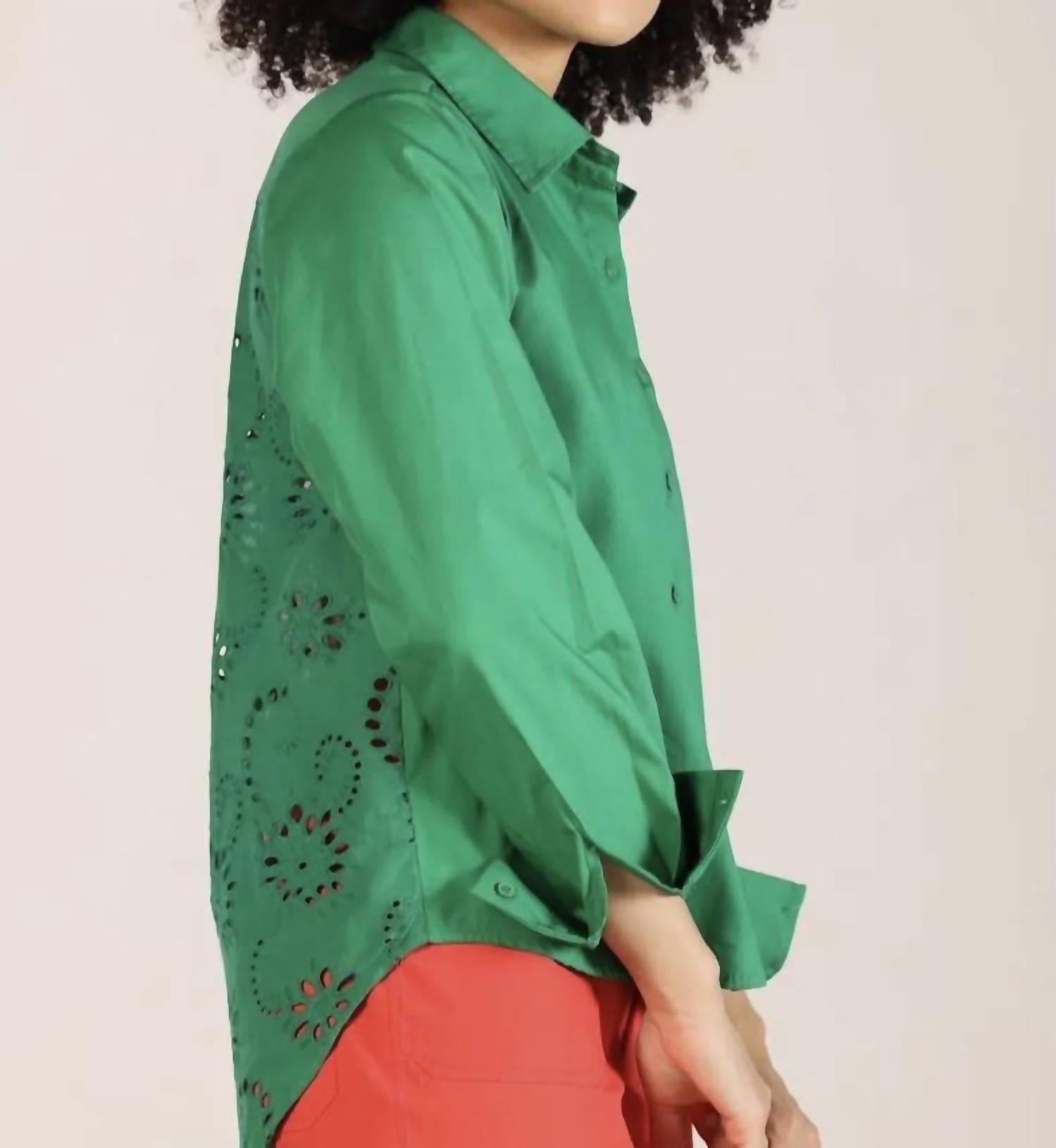 Maude Vivante - GEORGE EYELET-BACK SHIRT