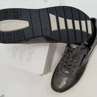 Ara Women's Hollis Leather Sneakers in black patent - women's sneaker - detail view