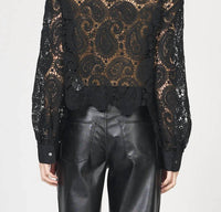Dear John Denim - Suzette Lace Button Down Top