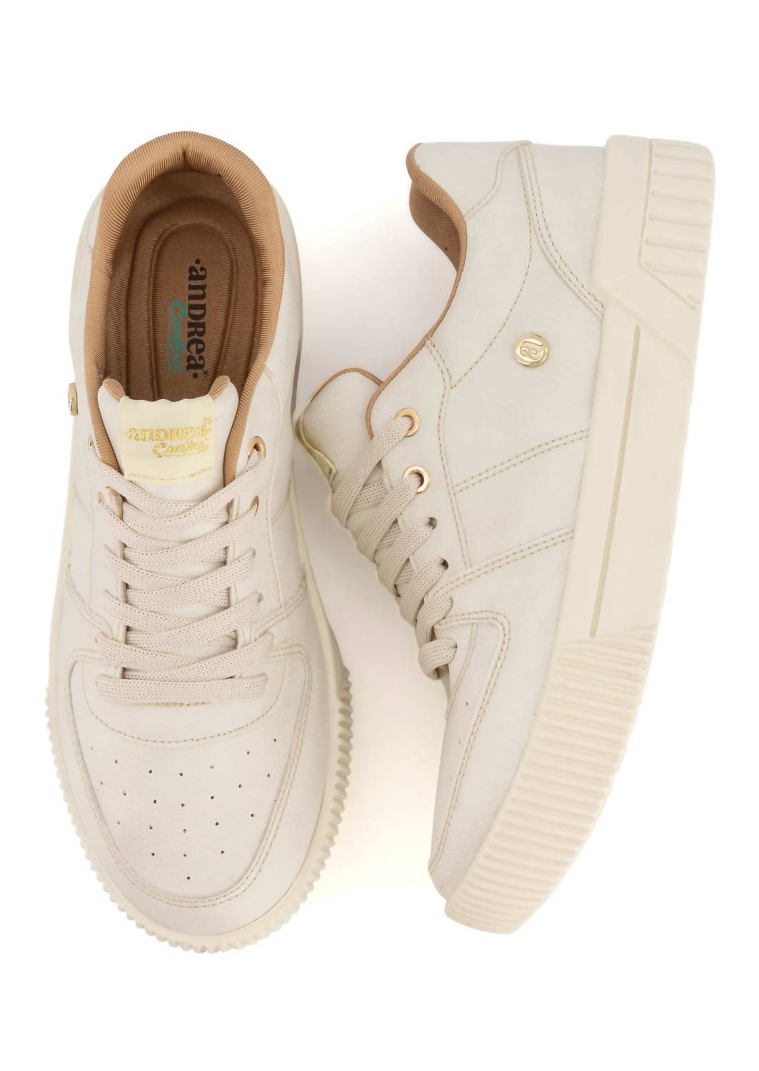 Andrea Women's Lace Closure Sneaker in bone - women's sneaker - view 4