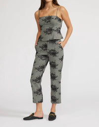LUCY PARIS Maria Embroidered Pants in grey - women's pants - view 5
