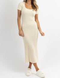 Lalavon - Veda Cableknit Maxi Dress