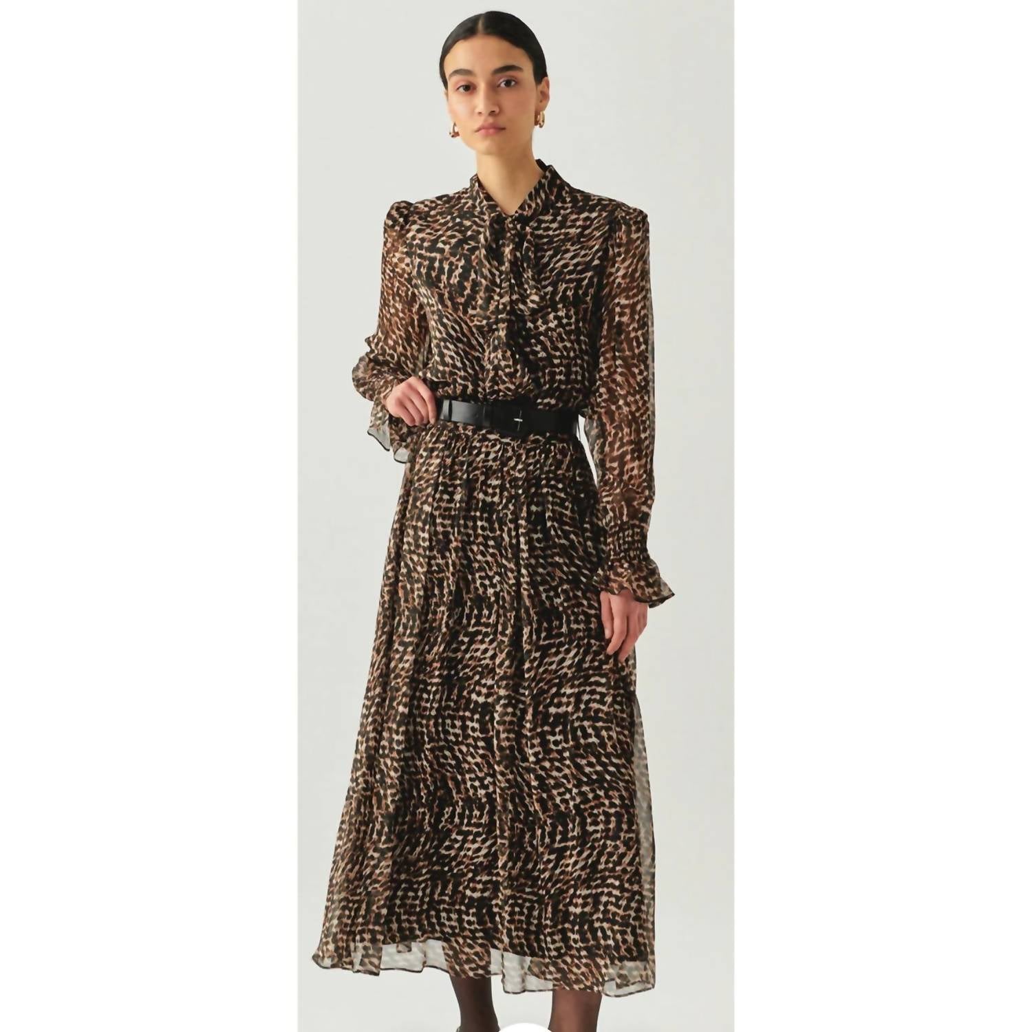 Exquise - Women's Chiffon Midi Skirt