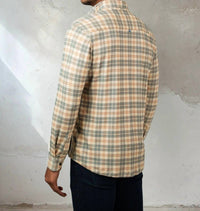 Stone Rose - Print Getaway Check Long Sleeve Knit Shirt
