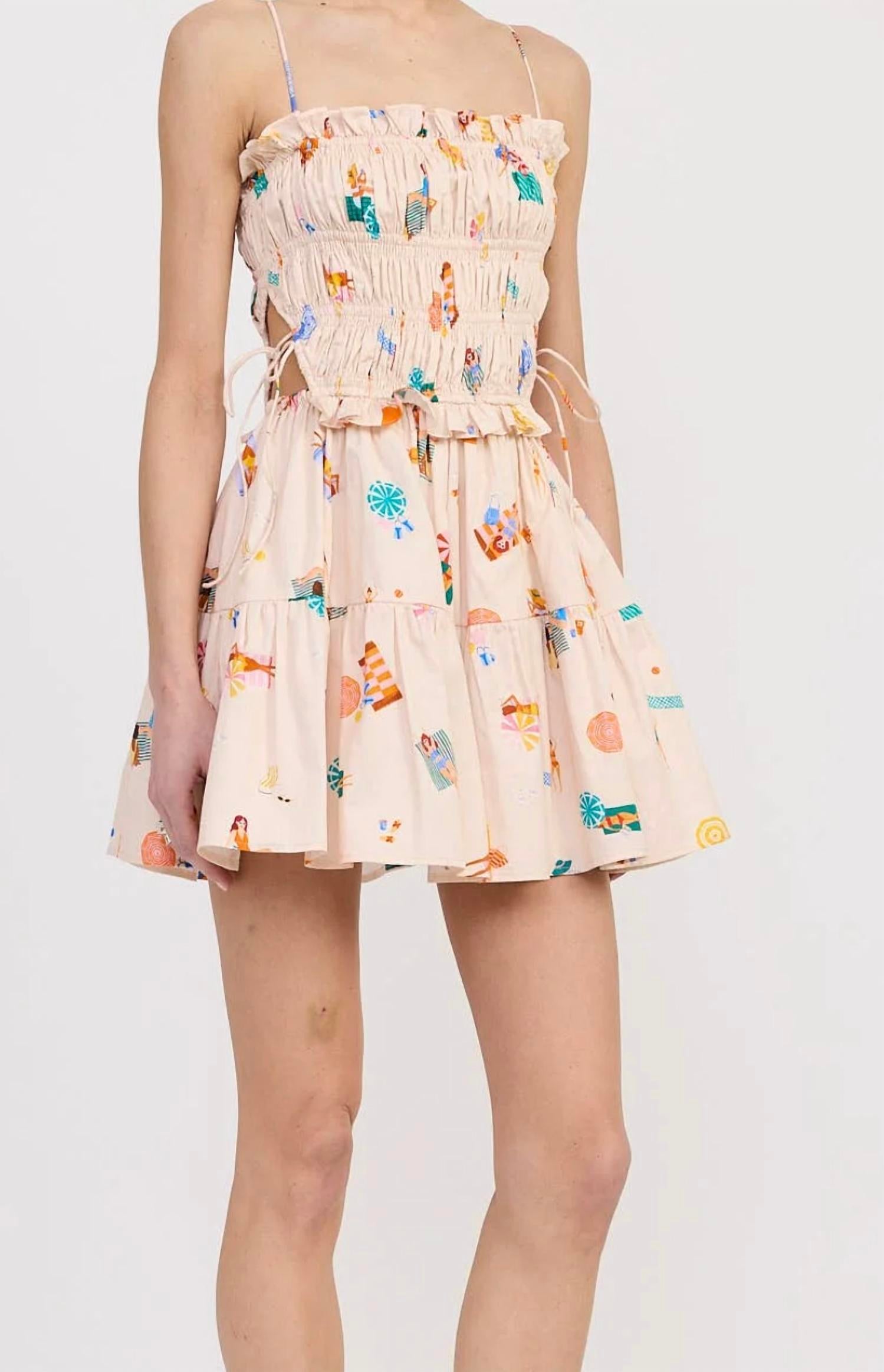 Emory Park - Beach Print Mini Dress