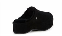 EMU Australia Women's Nahn Slippers in black noir - women's shoe - detail view