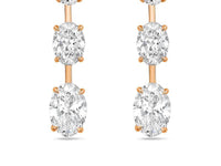 Diana M Jewels - Women's Oval Lab-Grown Diamond Stud Earrings (20.00 Ct TCW) - Signature