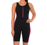 Dolfin - Color Block Chlorine Resistant Zip Front Aquatard
