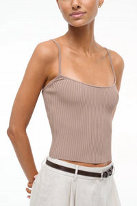 Staud - Soleil Rib Knit Camisole Top