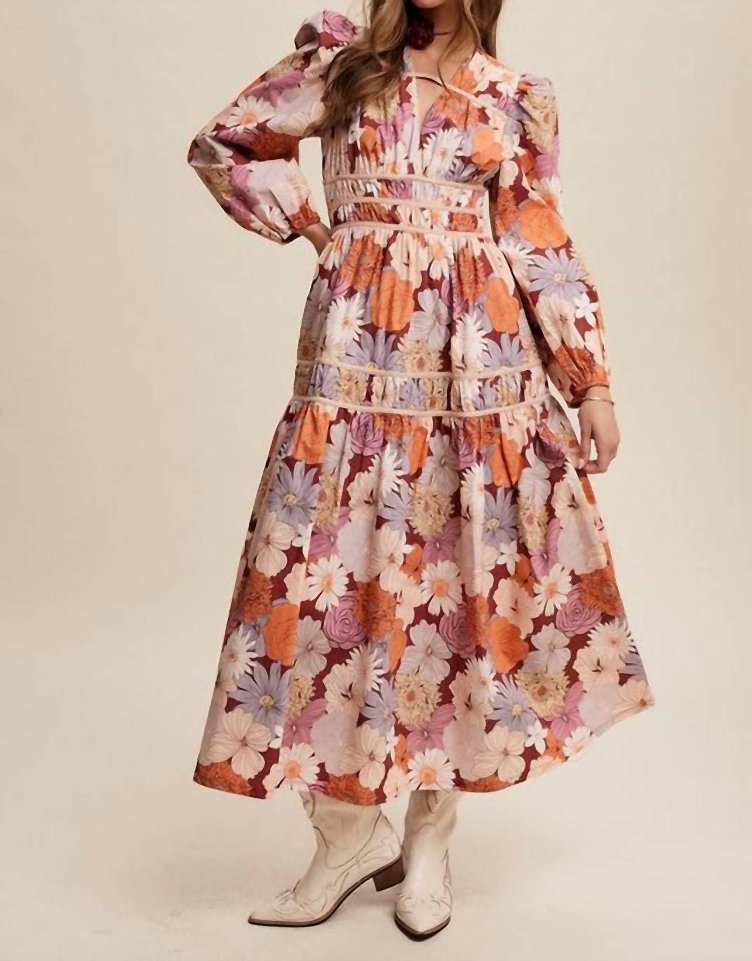 Listicle - Floral Maxi Dress