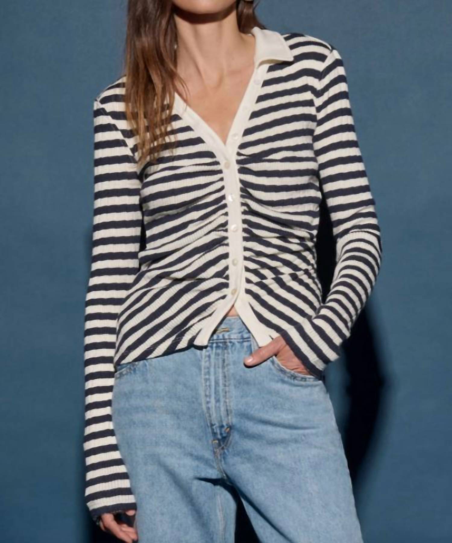 Nation Ltd - Ami Henley Long Sleeve Top