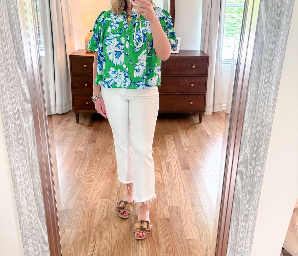 Olivaceous - Women's The Capri Bloom Top