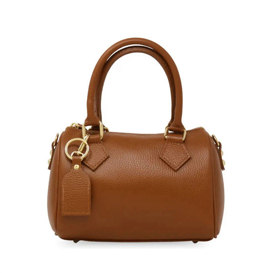 German Fuentes - Women's Small Tote Leather Crossbody Bag