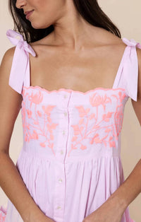 Juliet Dunn - Tie Shoulder Midi Dress