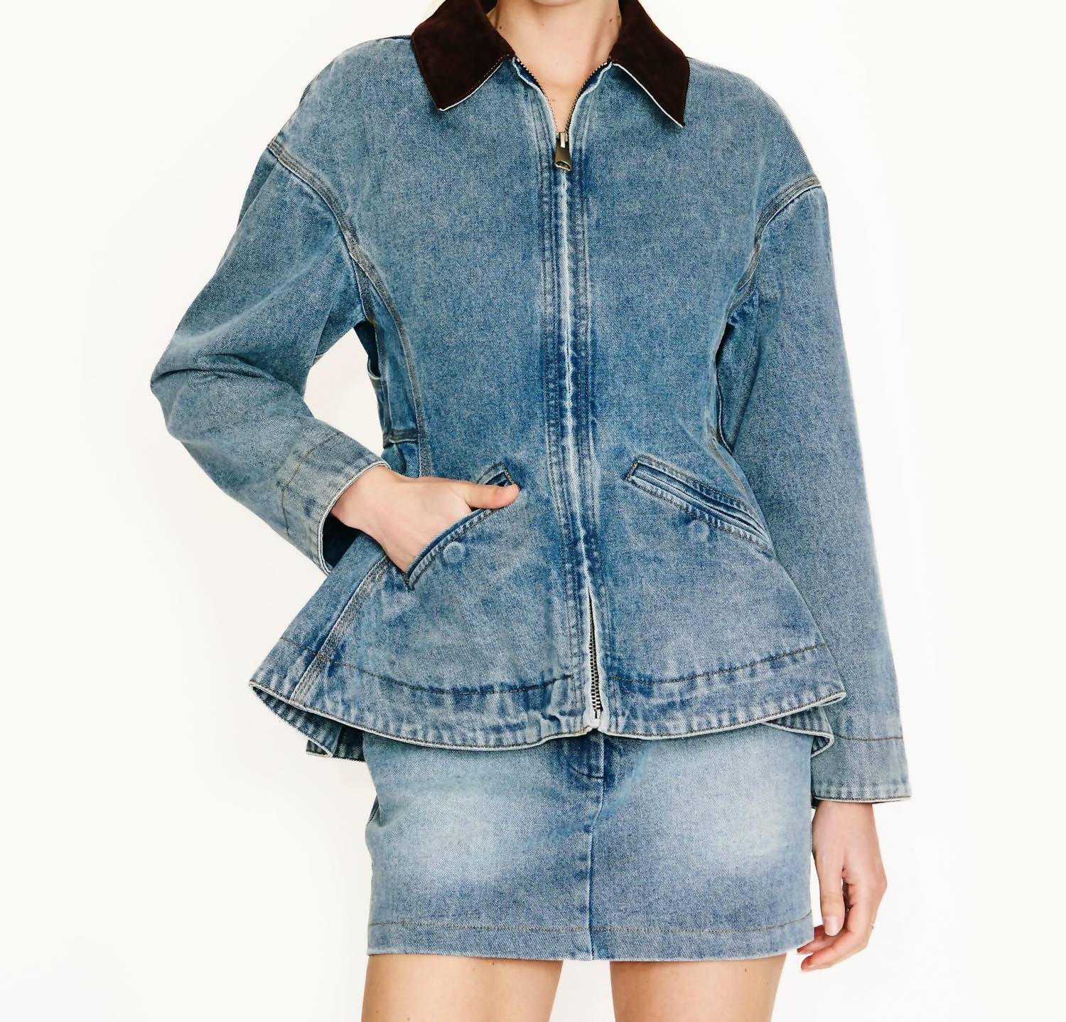 Line And Dot - Mottie Denim Jacket