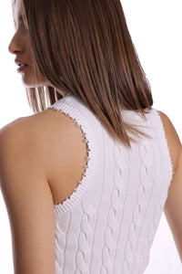 Minnie Rose - Cable Tank Top