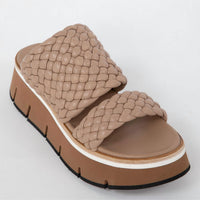 Homers - Women's Duyba Woven Platform Slide Sandal